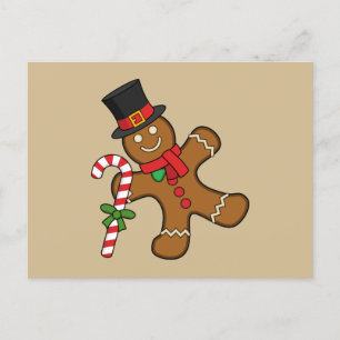 Pepparkaksgubbe Helg Vykort