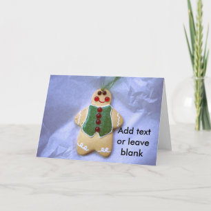 Pepparkaksgubbe Helgkort
