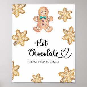 Pepparkaksgubbe - Hett choklad pub Poster