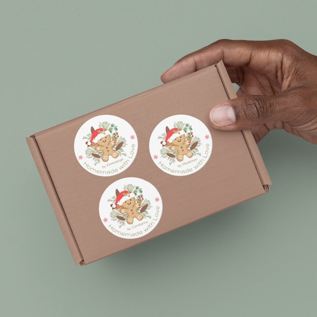 Pepparkaksgubbe Homemade Kärlek-julmat Klistermärke (Skapare uppladdad)