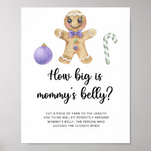 Pepparkaksgubbe hur stor är mammans mage spel poster