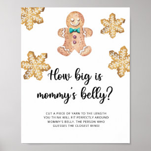 Pepparkaksgubbe hur stort mamma-klockspelet är poster