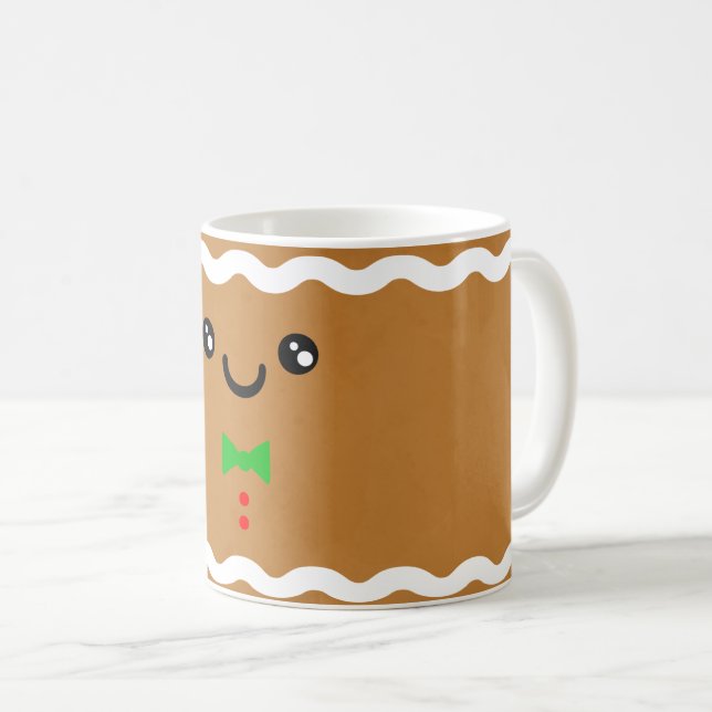 Pepparkaksgubbe Jul-Helgdag Kaffemugg (Framsida höger)