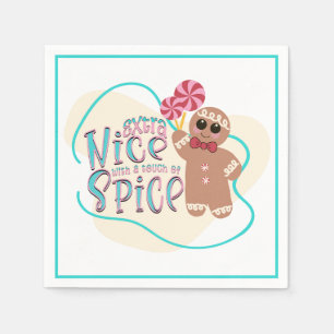 Pepparkaksgubbe jul Party Napkins Pappersservett