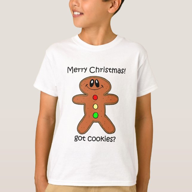 pepparkaksgubbe jul t shirt (Framsida)