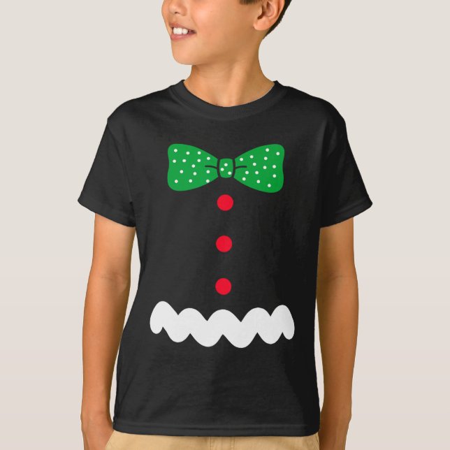 Pepparkaksgubbe jul t shirt (Framsida)