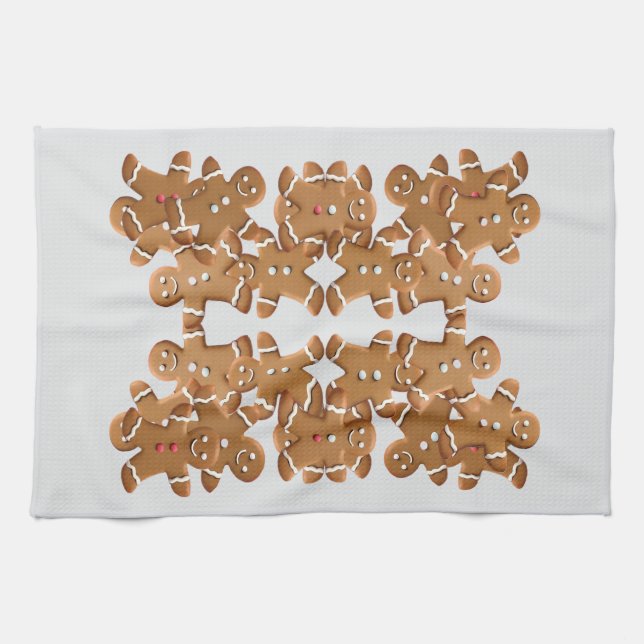 Pepparkaksgubbe Julbakning Julbakning  Kökshandduk (Horisontell)