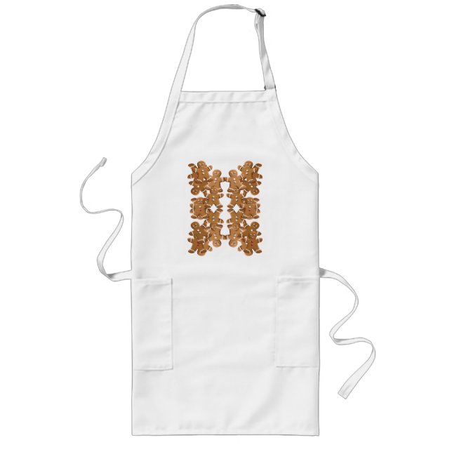 Pepparkaksgubbe Julbakning Julbakning  Långt Förkläde (Framsidan)