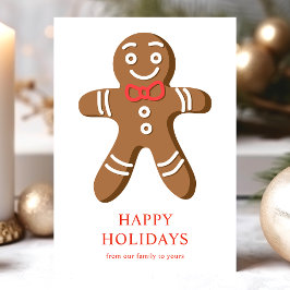 Pepparkaksgubbe julcookie helgkort