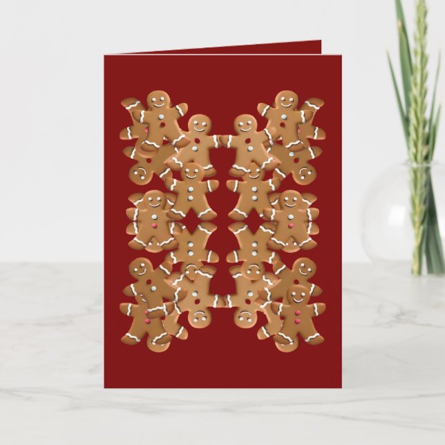 Pepparkaksgubbe Julgodis Bakning på helgen Helgkort (Framsida)
