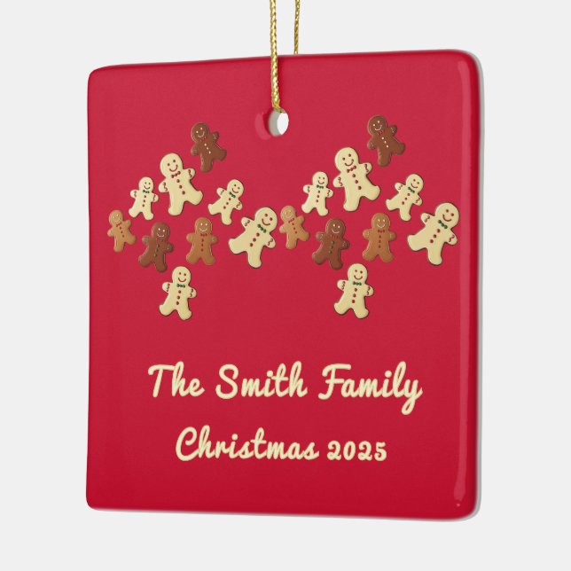 Pepparkaksgubbe Julgran Julgransprydnad Keramik (Vänster)