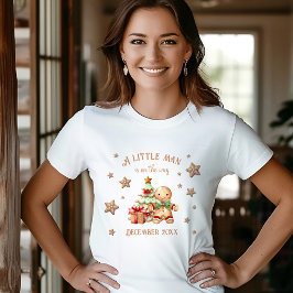 Pepparkaksgubbe julkunds Baby meddelande T Shirt