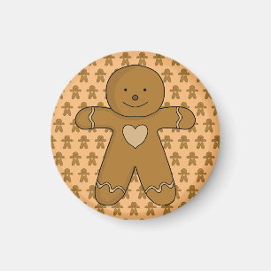 Pepparkaksgubbe-jultomte Magnet