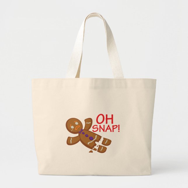 Pepparkaksgubbe Jumbo Tygkasse (Framsidan)