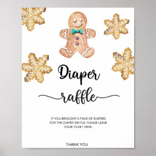 Pepparkaksgubbe-kaki-diaper raffle poster