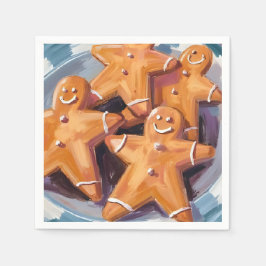 Pepparkaksgubbe kakor | God Jul Pappersservett