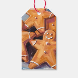 Pepparkaksgubbe kakor | God Jul Presentetikett