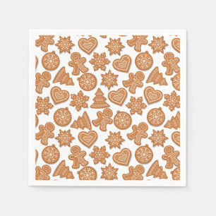 Pepparkaksgubbe Kakor Söt Jul Pappersservett