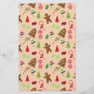 Pepparkaksgubbe,Kandy och tomhat Brevpapper