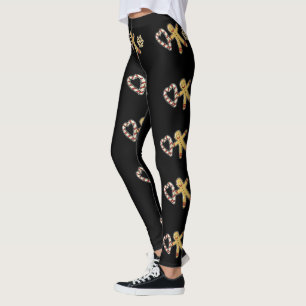 Pepparkaksgubbe kärlek leggings