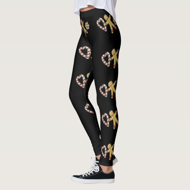 Pepparkaksgubbe kärlek leggings (Vänster)