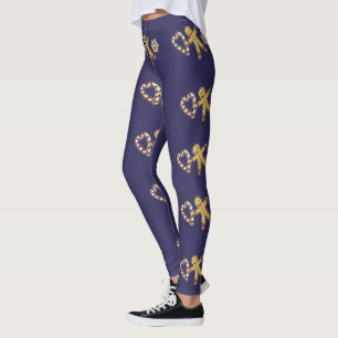 Pepparkaksgubbe kärlek leggings