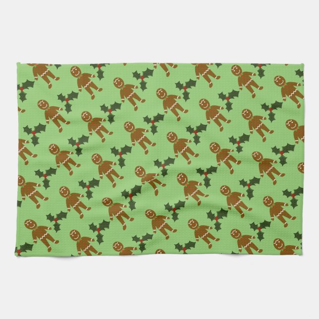 Pepparkaksgubbe: Köksduk Kökshandduk (Horisontell)