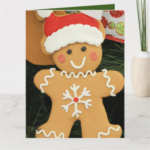 Pepparkaksgubbe kort