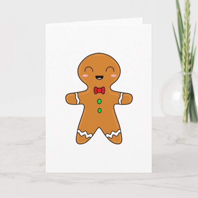 Pepparkaksgubbe Kort (Framsida)