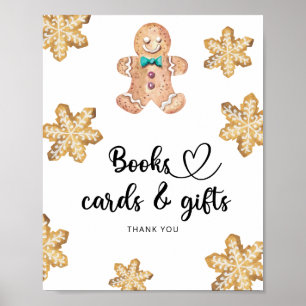 Pepparkaksgubbe - kort och gåvor från bokar poster