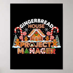 Pepparkaksgubbe kostym, pepparkakshus projekt poster
