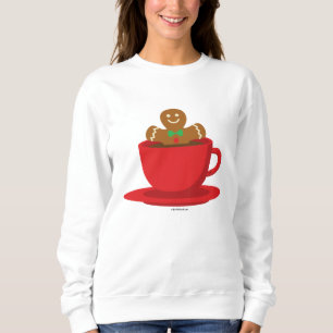 Pepparkaksgubbe Lättare i Hett Chocolate Red Kopp T Shirt