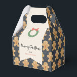Pepparkaksgubbe Mönster Chalkboard Helgdag Presentaskar<br><div class="desc">Den här söta "god jul"-helgdag för-/presentboxen har en svart bakgrund med mönster av pepparkaksgubbe. Anpassa den efter dina behov. Du hittar matchande produkter i min butik.</div>