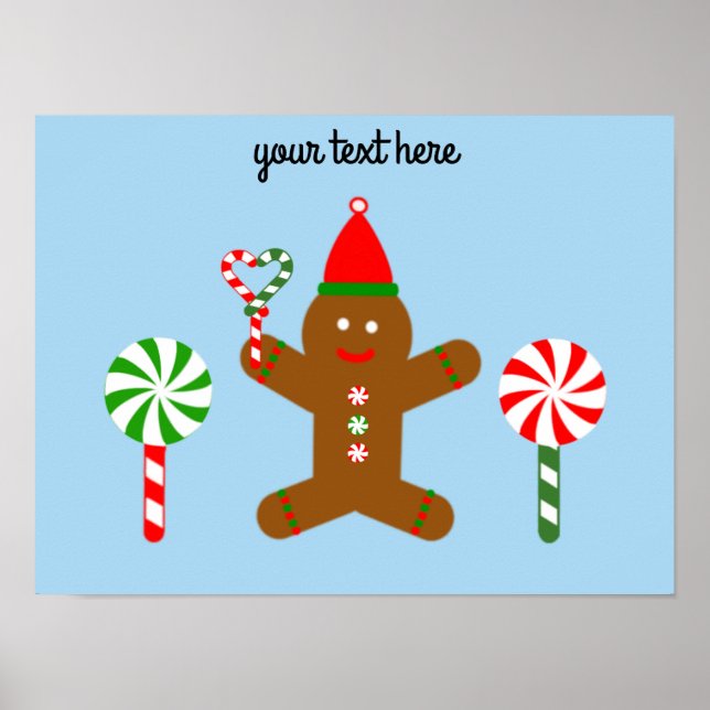 Pepparkaksgubbe nr 1 Poster (Framsidan)