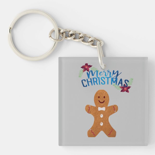 Pepparkaksgubbe Nyckelring (Framsidan)