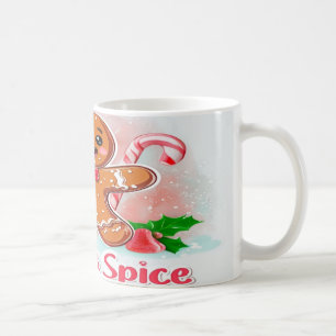 Pepparkaksgubbe och Candy cane jul Mugg