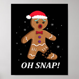 Pepparkaksgubbe Oh Snap jul Cookie Costume B Poster