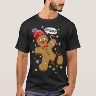 Pepparkaksgubbe Oh Snap-jul T Shirt