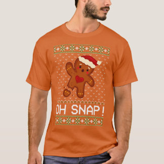 Pepparkaksgubbe Oh Snap-jul T Shirt