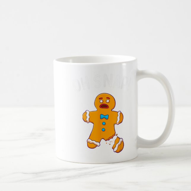 Pepparkaksgubbe Oh Snap-Julnyj Cookie Bak Kaffemugg (Höger)
