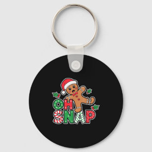 Pepparkaksgubbe Oh Snap-Julnyj Cookie Bak Nyckelring
