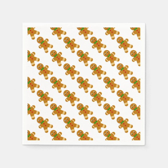 Pepparkaksgubbe Pappersservett (Framsidan)