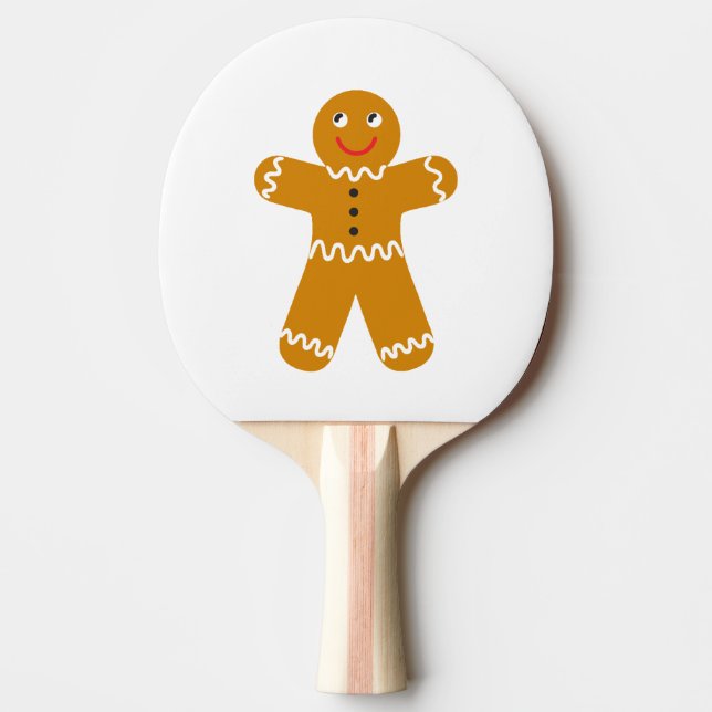 Pepparkaksgubbe Ping Pong Paddle Pingisracket (Framsidan)