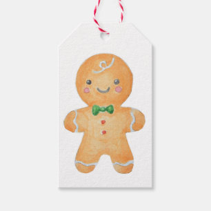 Pepparkaksgubbe Presentetikett