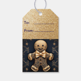 Pepparkaksgubbe Presentetikett