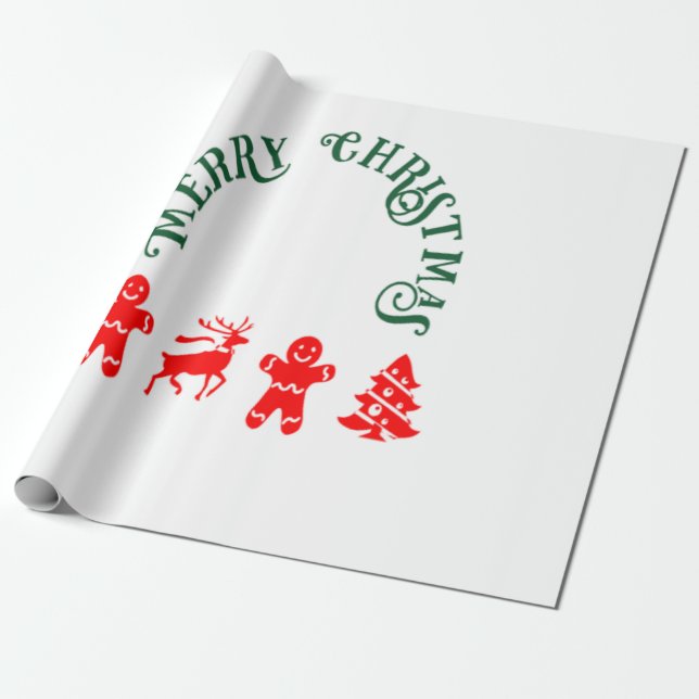 Pepparkaksgubbe Presentpapper (Utrullad)