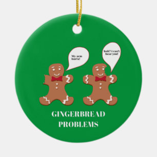 pepparkaksgubbe Problemo Funny jul Ornament