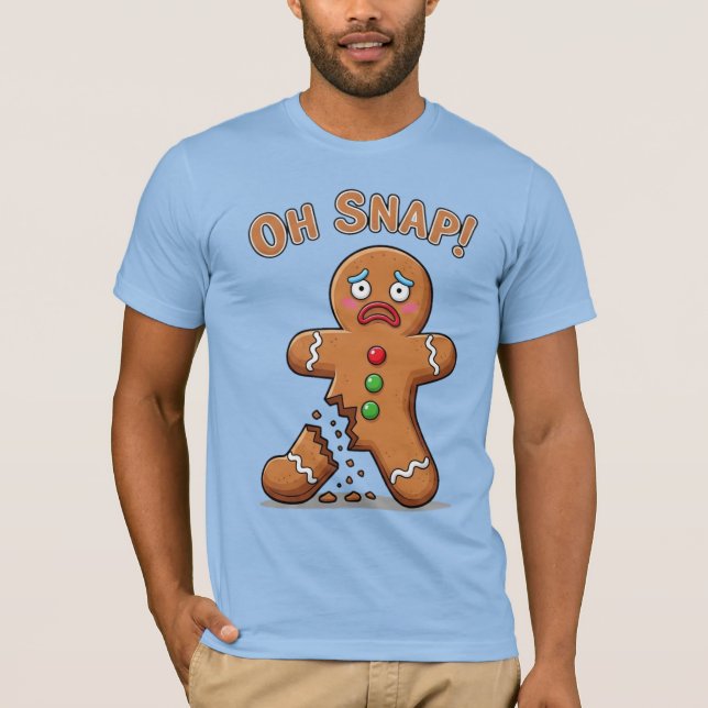 Pepparkaksgubbe Sänkte slutligen den fantastiska j T Shirt (Framsida)