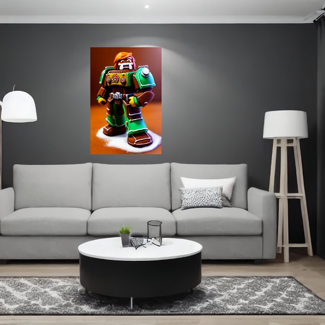 Pepparkaksgubbe solider | AI Art Poster (Skapare uppladdad)