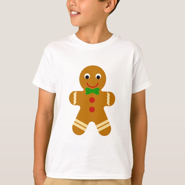 Pepparkaksgubbe T-shirt (Framsida)